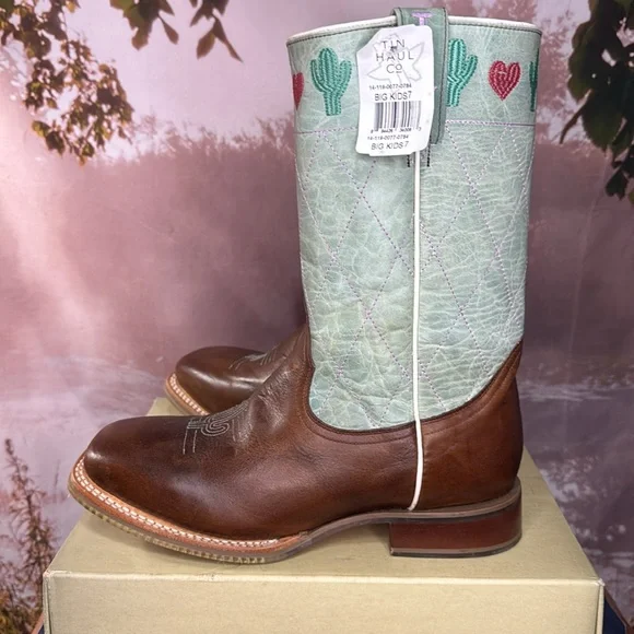 Tin Haul “Cactus” Western Boots 7 fits like 8 - Picture 4 of 8